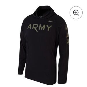 Nike Army Black Knights Long Sleeve Hoodie Shirt NWT